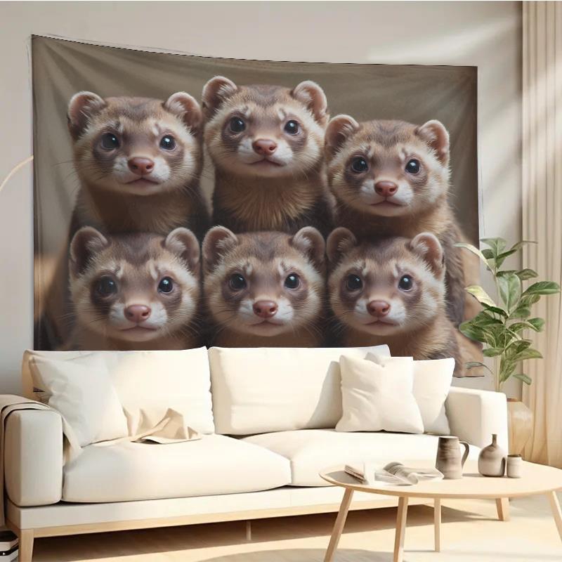 Interior Design Ideas - Schattig frettengroep wandtapijt wanddecoratie woonkamer slaapkamer