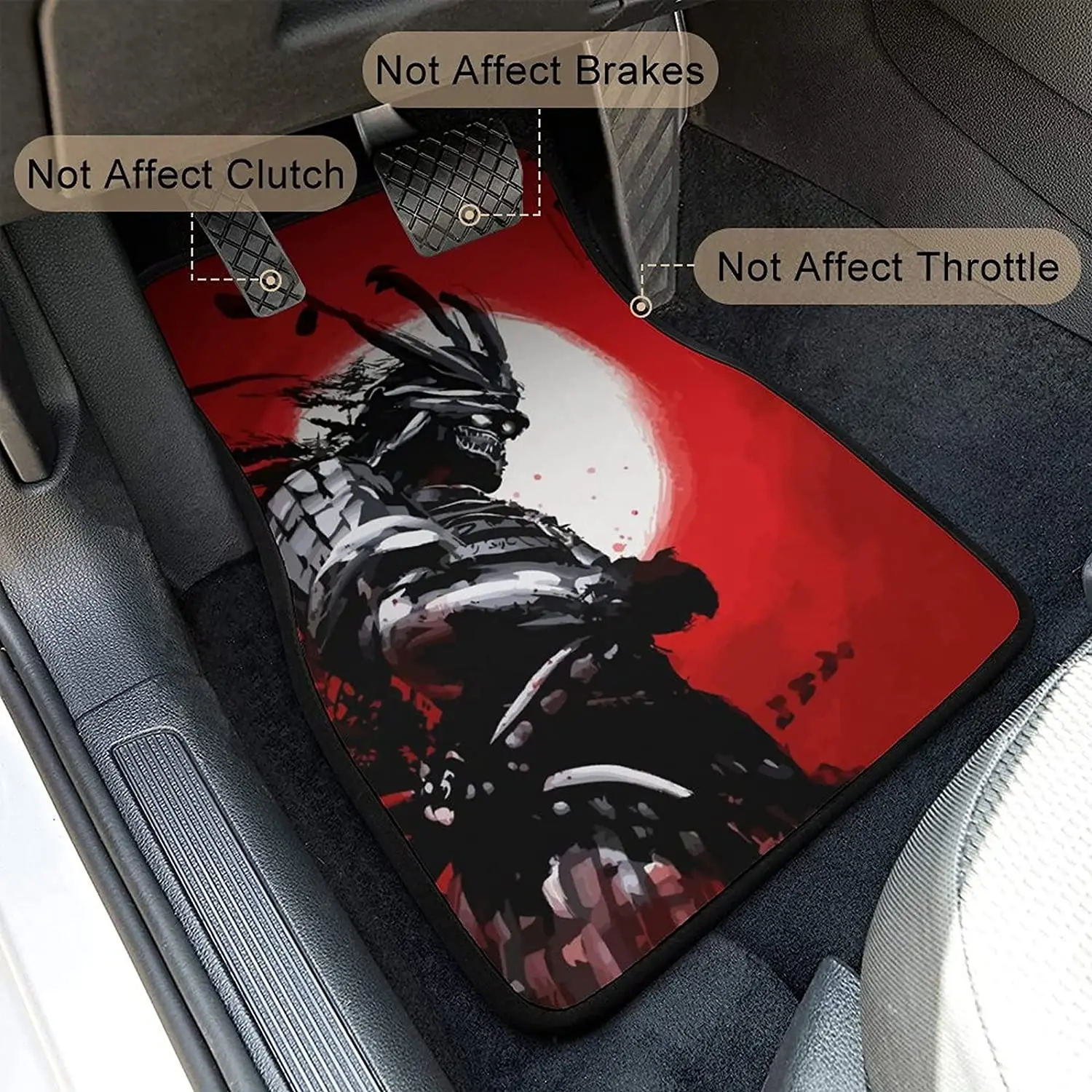 Interior Design Japan - Japan Samurai in Maan Terug Automatten