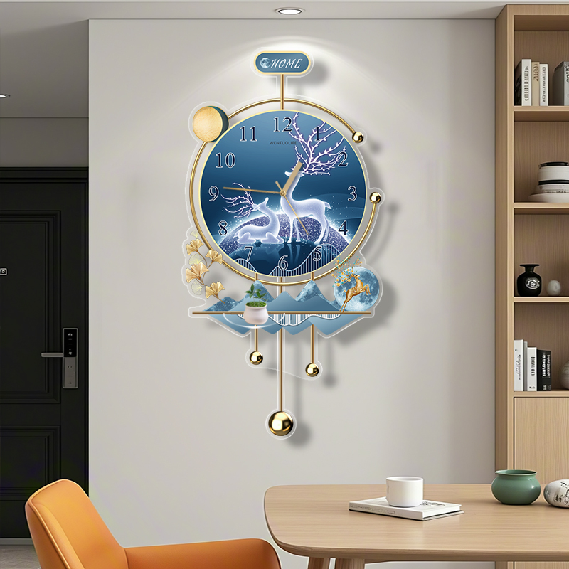 Interior Design Zen - Sweep Beweging Zen Wandklok Jeugd Roo
