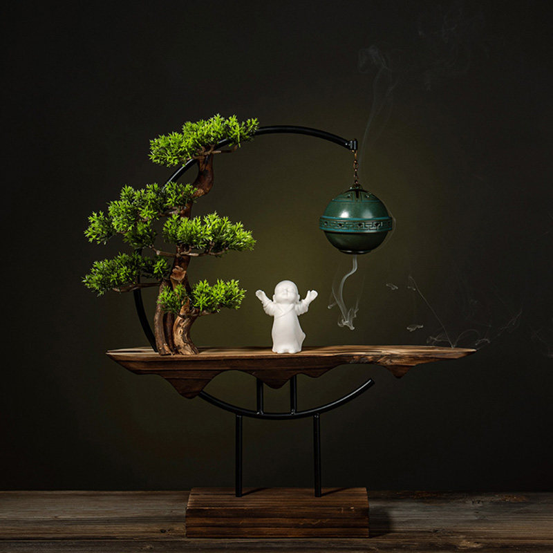 Houten design wierookbrander B - Interior Design Zen recensie en prijs