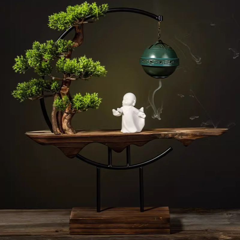 Houten design wierookbrander B - Interior Design Zen recensie en prijs