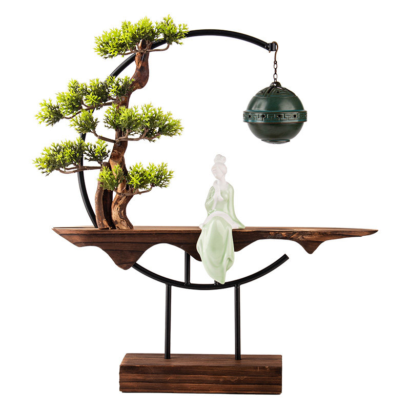Houten design wierookbrander B - Interior Design Zen recensie en prijs