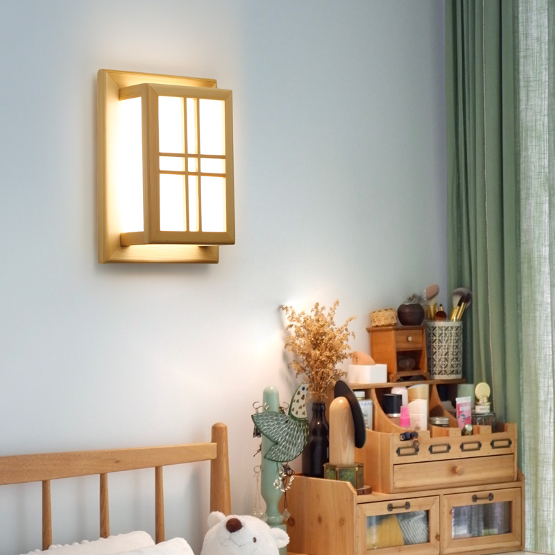 Japanse stijl wandlamp massief - Interior Design Japan recensie en prijs