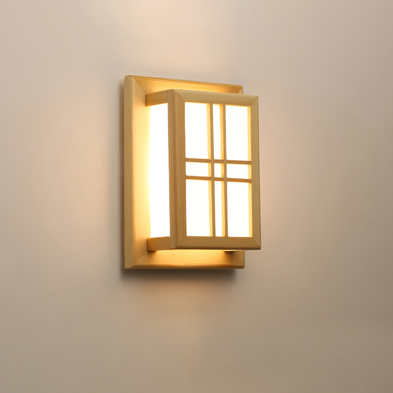 Japanse stijl wandlamp massief - Interior Design Japan recensie en prijs
