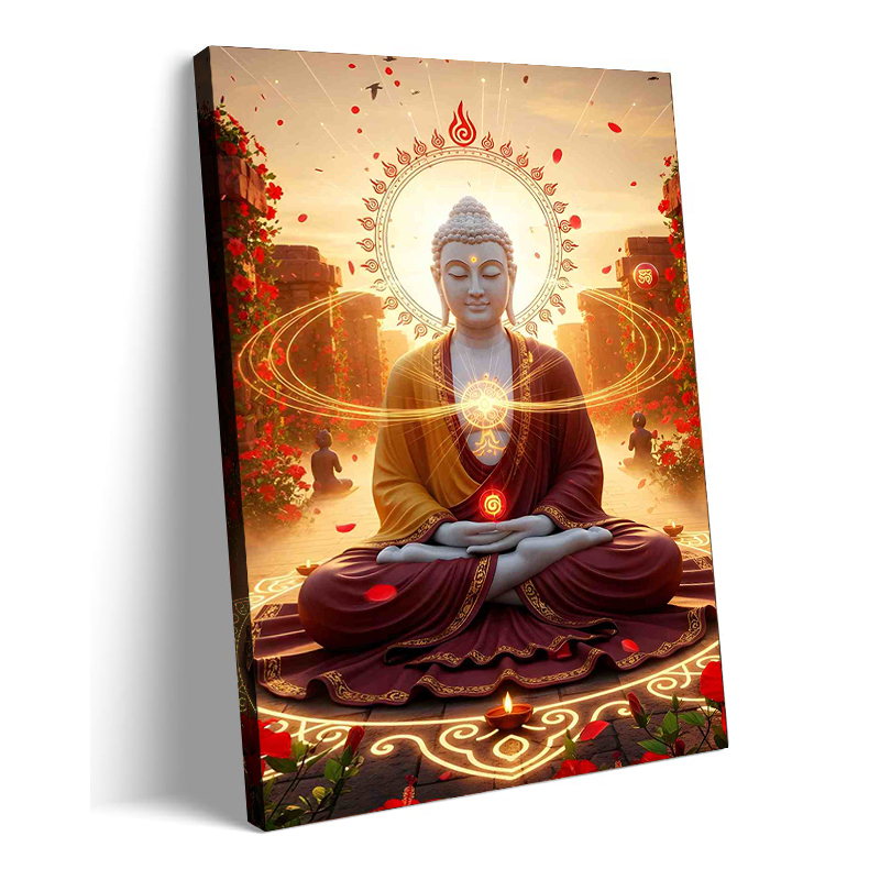 Moderne Oosterse Boeddha wandk - Interior Design Zen recensie en prijs