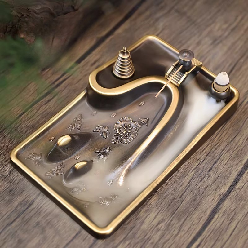 Vintage koperen wierookbrander - Interior Design Zen recensie en prijs