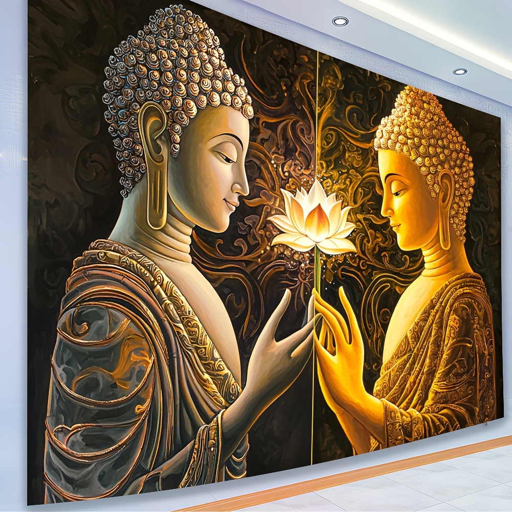Boeddha Lotus Wandtapijt Spiri - Interior Design Zen recensie en prijs